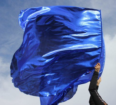 Royal Blue Worship Flags